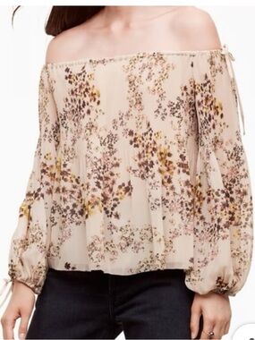 Aritzia Wilfred Talence blouse - BROWN